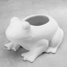38561 - Frog Planter     9"L x 7"W x 5.25"H