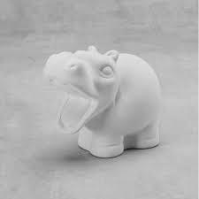 38564 - Tiny Tot Hippo     4.25"L x 2.5"W x 4.25"H