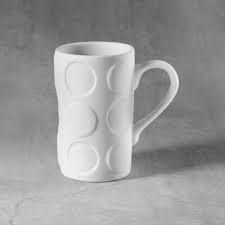 CCX091 - Mug w/ Large Dots (12oz)  5"H x 3"Dia