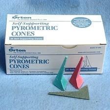 Self Supporting Pyrometric Cones #6 (25/Box)