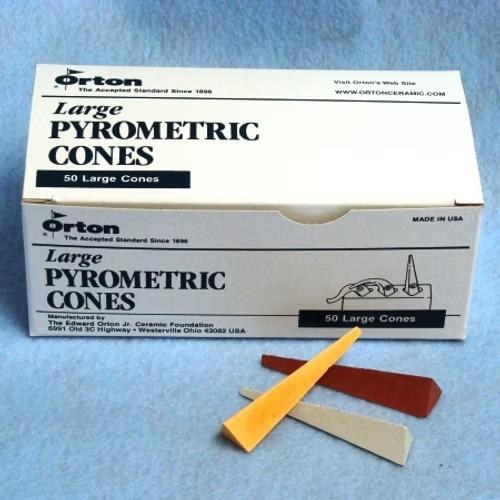 Lrg. Regular Pyrometric Cones #9 (50/Box)