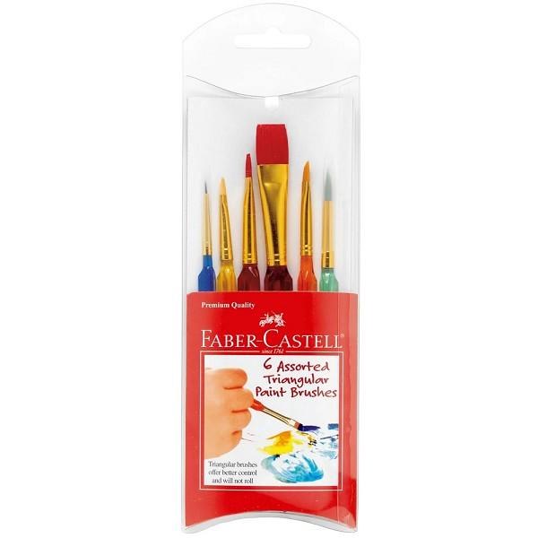 TRI601 - Triangular Brush Set (6 Pack)