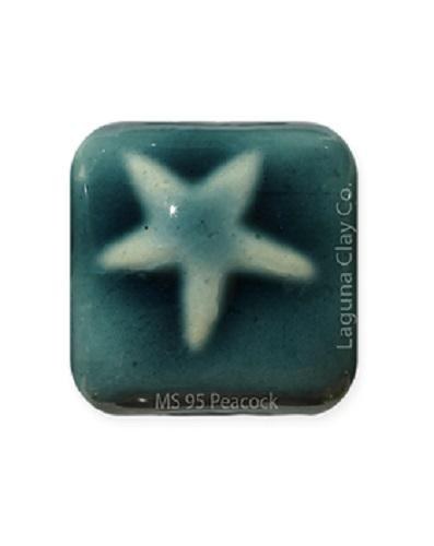 MS-95  Peacock  Cone 5, Pint