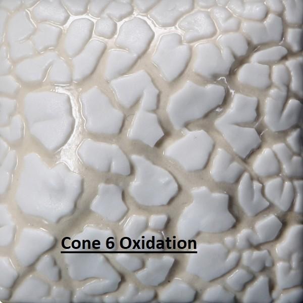 SW403 - White Mudcrack Cone 5-10 (Cl Label)