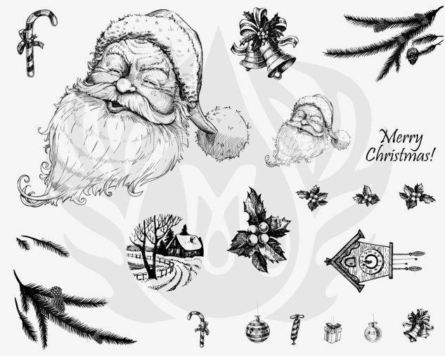 DSS0133 - Merry Christmas Designer Silkscreen
