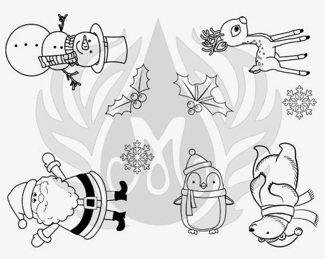 DSS0162 - Holiday Icons Designer Silkscreen