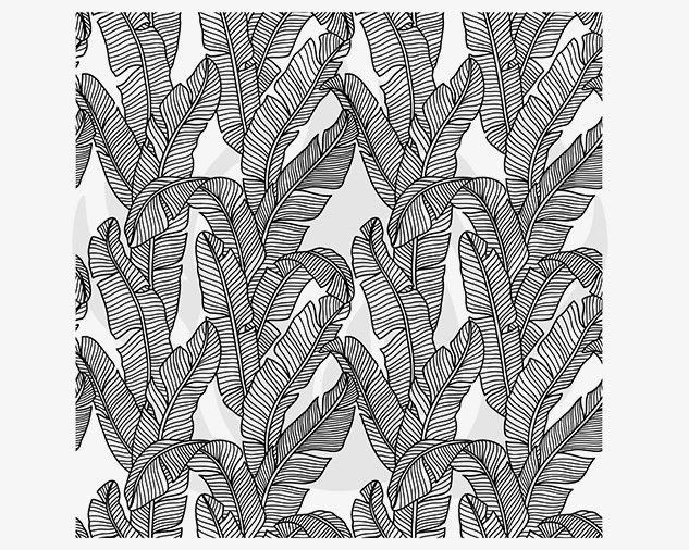 DSS0163 - Continious Fronds Designer Silkscreen