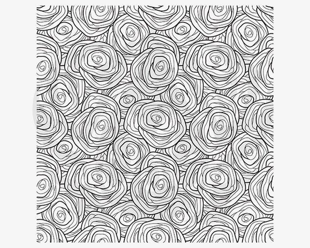 DSS0164 - Continious Swirls Designer Silkscreen