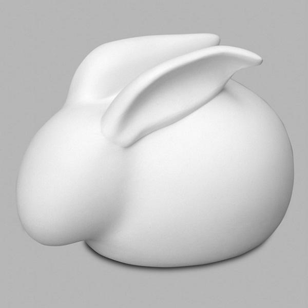 MB1118 - Lrg. Hareball Bunny     6.5"L x 4.5"W x 4.5"H