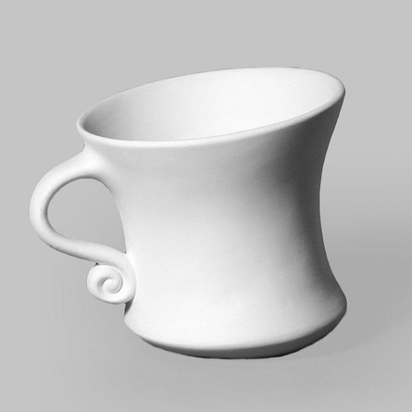 MB1386 - Dancing Tea Cup (8oz)     4.75"W x 4"H