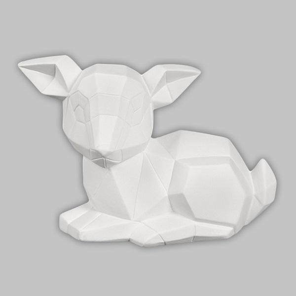 MB1566 - Fawn Facet-ini     6"L x 3.25"W