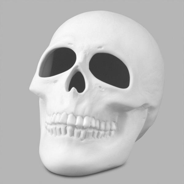 MB986 - Skull     3.25"W x 3.75"H