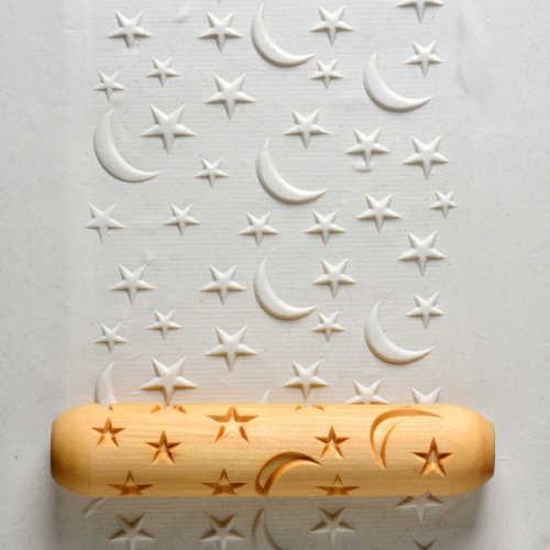 BHR013 - Big Hand Roller: Moon & Stars, 12cm