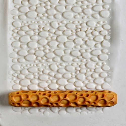 HR010 - Hand Roller: Pebbles/Cobbles (Debossed), 10cm