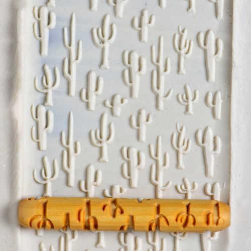 HR049 - Hand Roller: Saguaro Paradise, 10cm