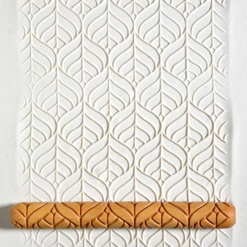 LHR016 - Long Hand Roller: Art Nouveau, 20cm