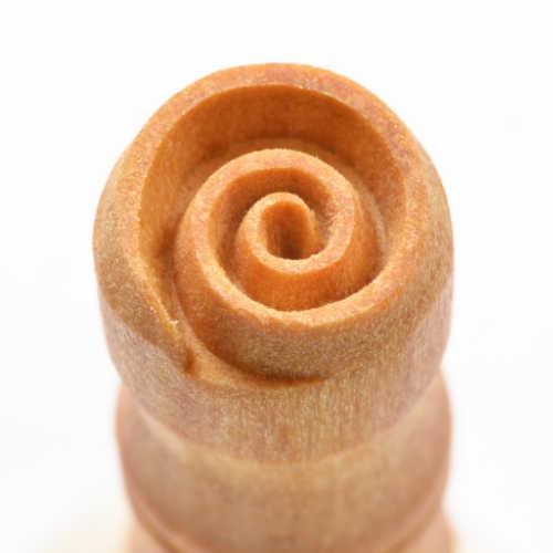 SCS116 - Sm. Round Stamp: Spiral 1, 1.5cm