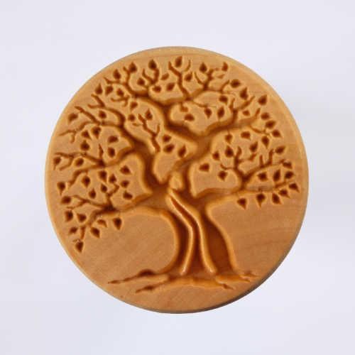 SCXL007 - Extra Lrg. Round Stamp: Old Tree, 6cm