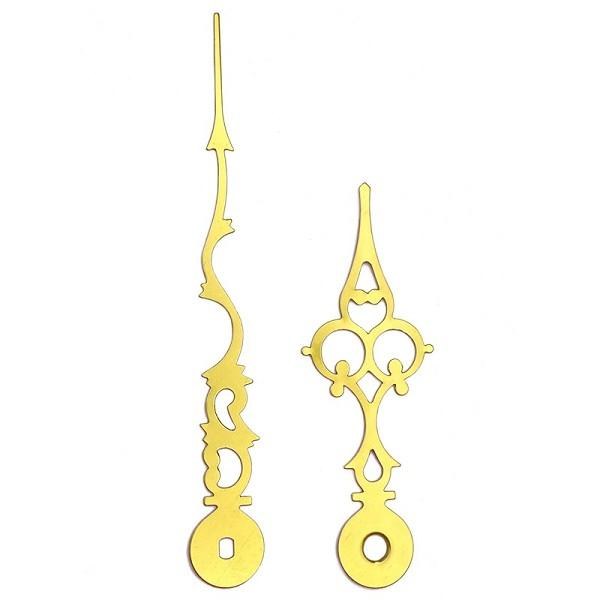 Clock Hands, 3 1/8" Min., Ornate Gold