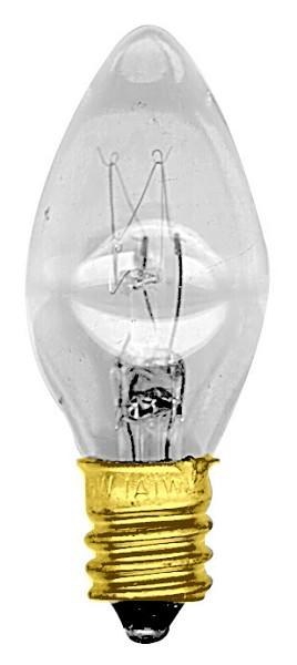 Tapered Bulb w/ Candelabra Base- 7.5W