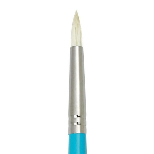 355-3 White (Short) Bristle Round Dry-Brush, Size 3