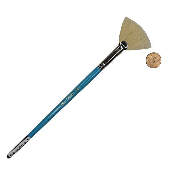 825-8 Stiff Bristle Fan Brush, Size 8