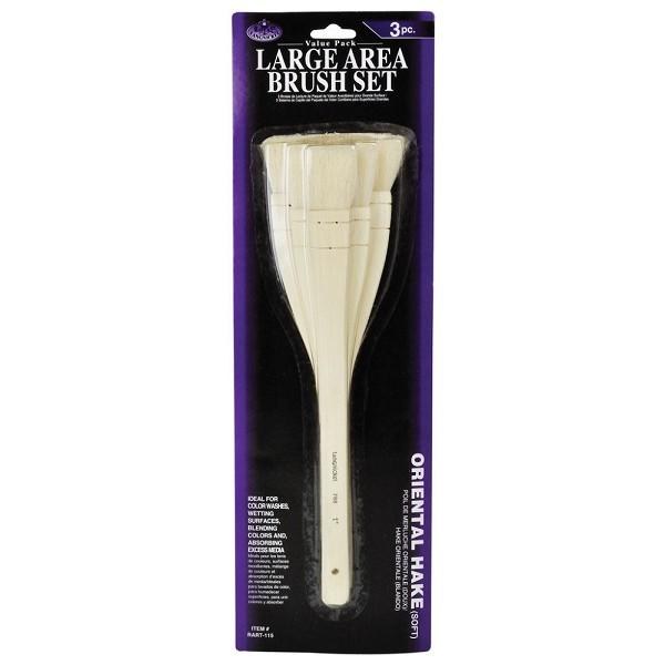 RART-115 Hake Brush Set (3 PC), 1", 2", & 3"