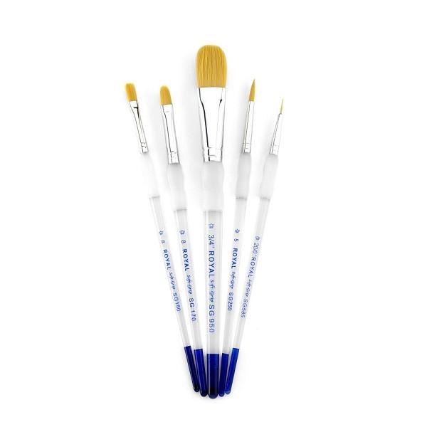 SG-301 Soft Grip Starter Brushe Set (5 PC)