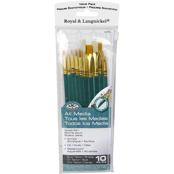 SVP-8 Natural Brush Variety Set (10 PC)
