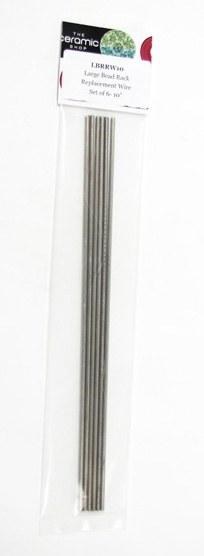 SRW3 - Large Bead Rack Replacement Wire Rods, 10" (6 Pack)