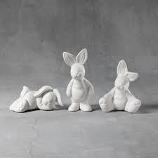 CCX048 - Assorted Playful Baby Bunnies 4-1/2"H