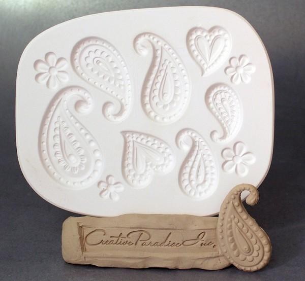 SG16 Paisleys Sprig Mold