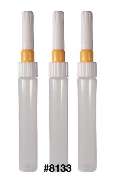 FLAY - Fineline Applicator- Yellow 18G w/ 1oz Bottle (3 Pack)