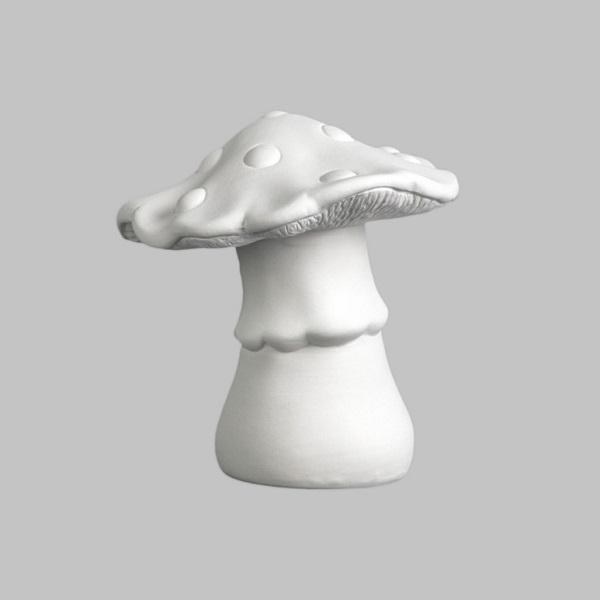 MB1624 - Dotted Mushroom     4"L x 4"W x 4.25"H