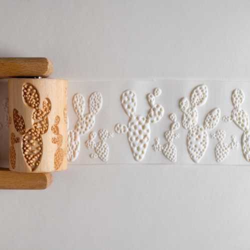 RL039 - Lrg. Handle  Roller: Cactus, 6cm