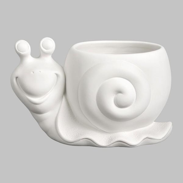 MB1629 - Sm. Snail Planter  7.5"L x 5.5"W x 4.75"H