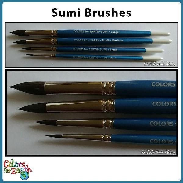 CCESSET - Sumi Shader Brush- Set (4 Pack)