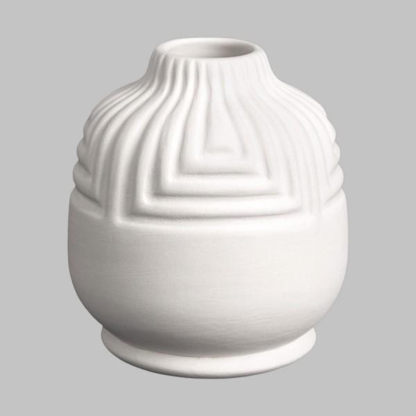 SB155 - Stoneware Rounded Bud Vase    4.25"L x 4.25"W x 4.5"H