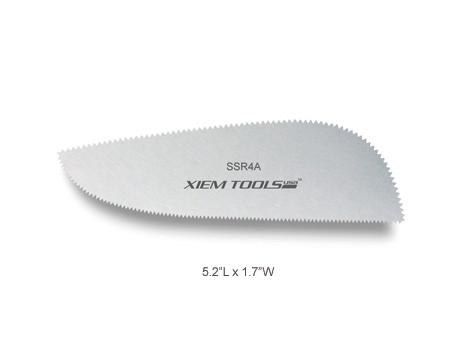 R4A  Serrated Rib, Stainless Steel