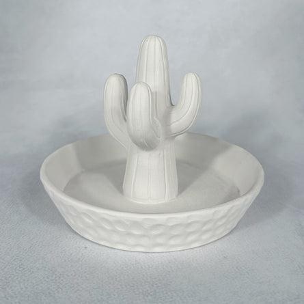 CCX4027 - Cactus Ring Dish 4-3/4"L x 4-3/4"W x 4"H