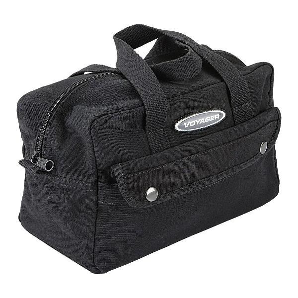 Tote/Tool Bag - 11" w/ Zipper, Black