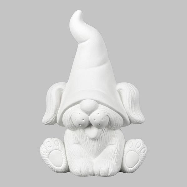 MCB1628 - Puppy Gnome     4"L x 4.5"W x 7.75"H