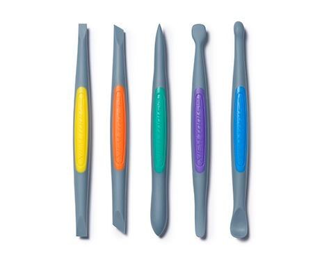 XCFSM5 - Finishing Silicone Tool Set (5 pc), Strong-Firm, Med.