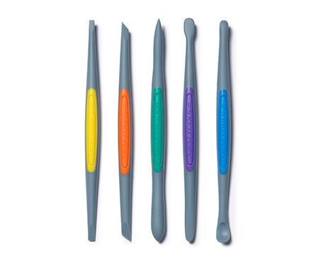 XCFSS5 - Finishing Silicone Tool Set (5 pc), Strong-Firm, Sm.