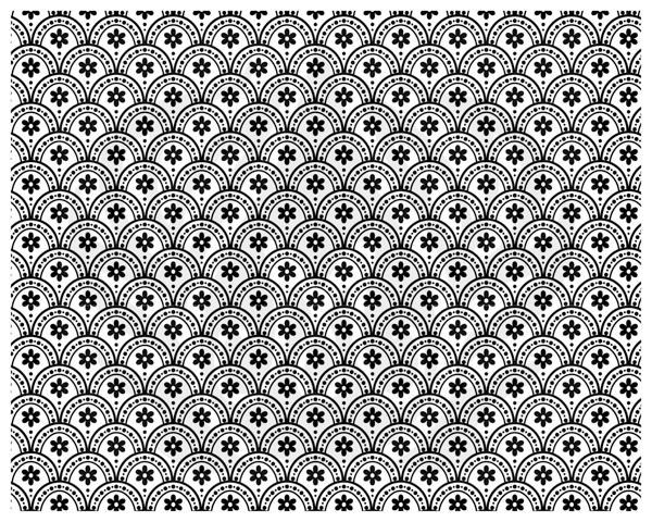 DSS0201 - Daisy Scallops Designer Silkscreen