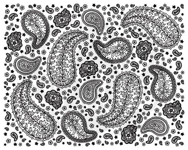 DSS0203 - Paisley (Full Design) Designer Silkscreen