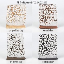 Additional picture of SW460 -  White Moon Rocks Glaze, Cone 5-10, Pint