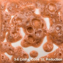 Additional picture of SW461 -  Orange Moon Rocks Glaze, Cone 5-10, Pint