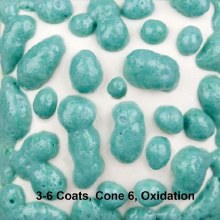 Additional picture of SW463 -  Turquoise Moon Rocks Glaze, Cone 5-10, Pint