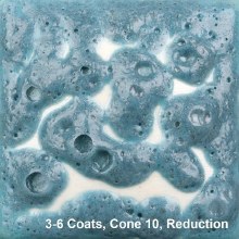 Additional picture of SW463 -  Turquoise Moon Rocks Glaze, Cone 5-10, Pint